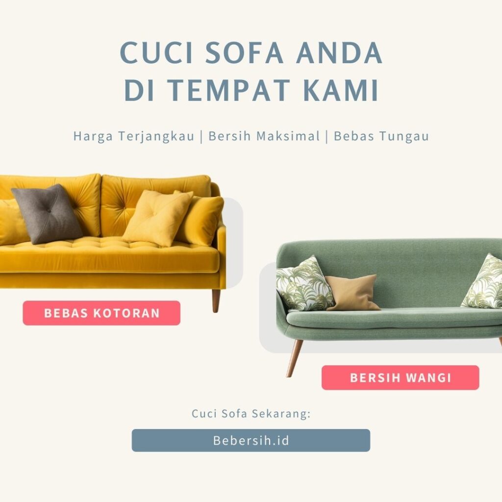 Cuci Sofa di Setu Bekasi