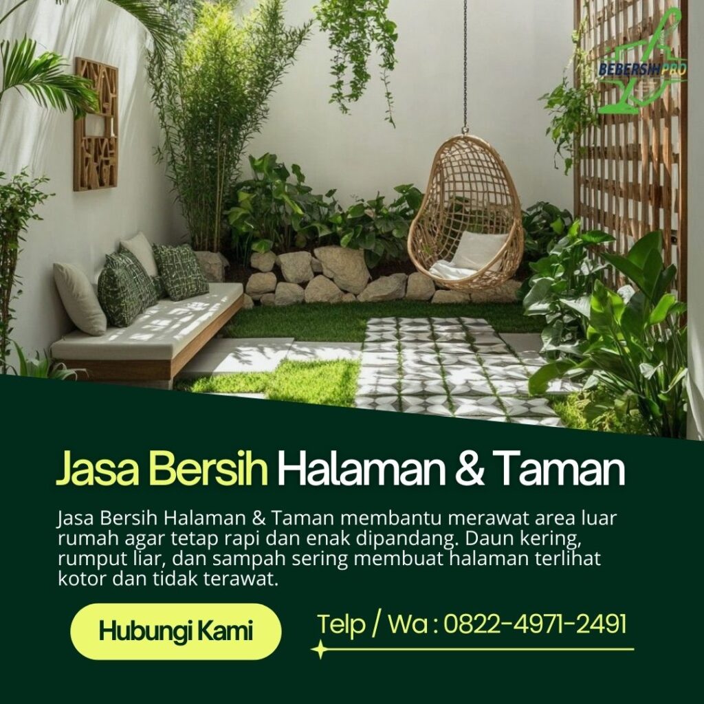 Jasa Bersih Halaman & Taman